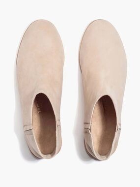 TKEES Sz 7 Sienna Cream Suede Boots Original $225